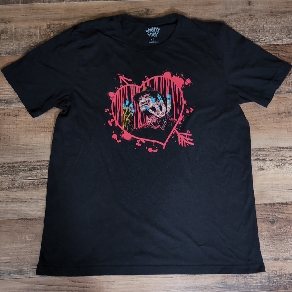 Monster Tease Freddy Krueger Nightmare on Elm Street Horror T-shirt Size XL